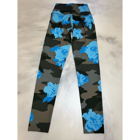 Aerie Offline Goals High Rise 7/8 Leggings Camo Floral Blue size Small NWOT - Picture 9 of 10